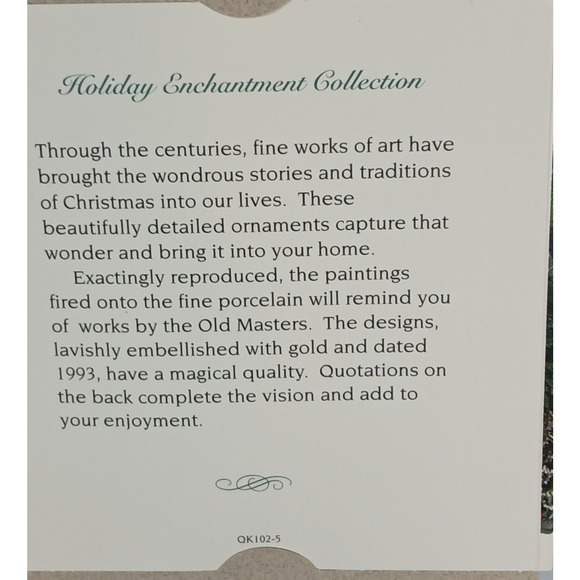 Hallmark Keepsake Ornament The Magi Wisemen Holiday Enchantment Collection 1993 - Picture 3 of 5